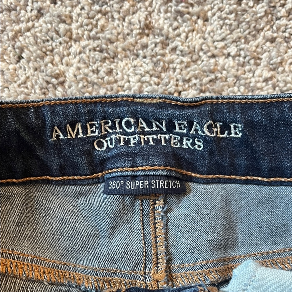 American Eagle Women's Indigo Jean Shorts - Picture 2 of 6